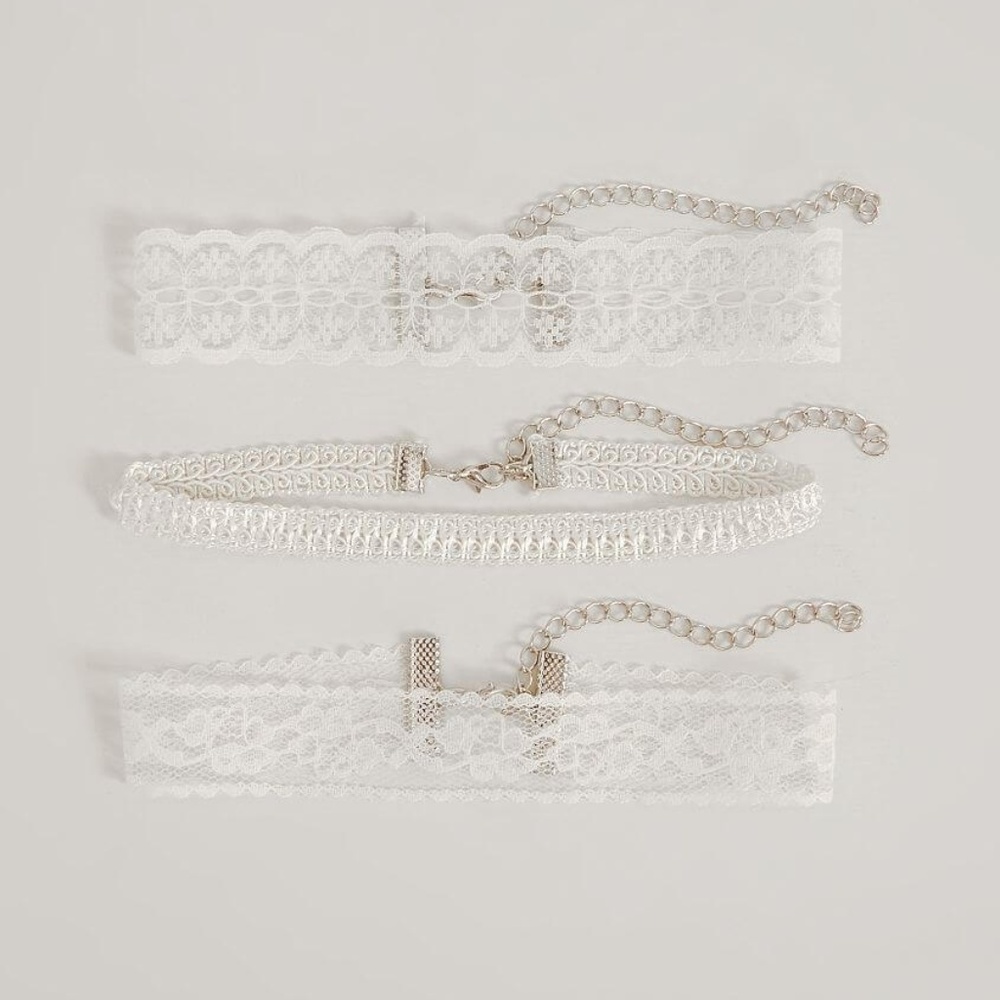 Lace Choker Necklace Set